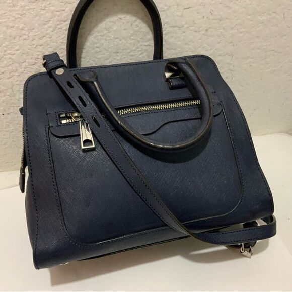 Rebecca Minkoff  handbag crossbody Bag Navy Blue - Picture 7 of 12